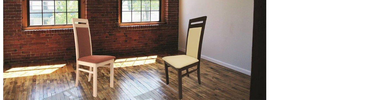 idle ADARI je elegantní dřevěná židle s čalouněným sedákem a opěrákem